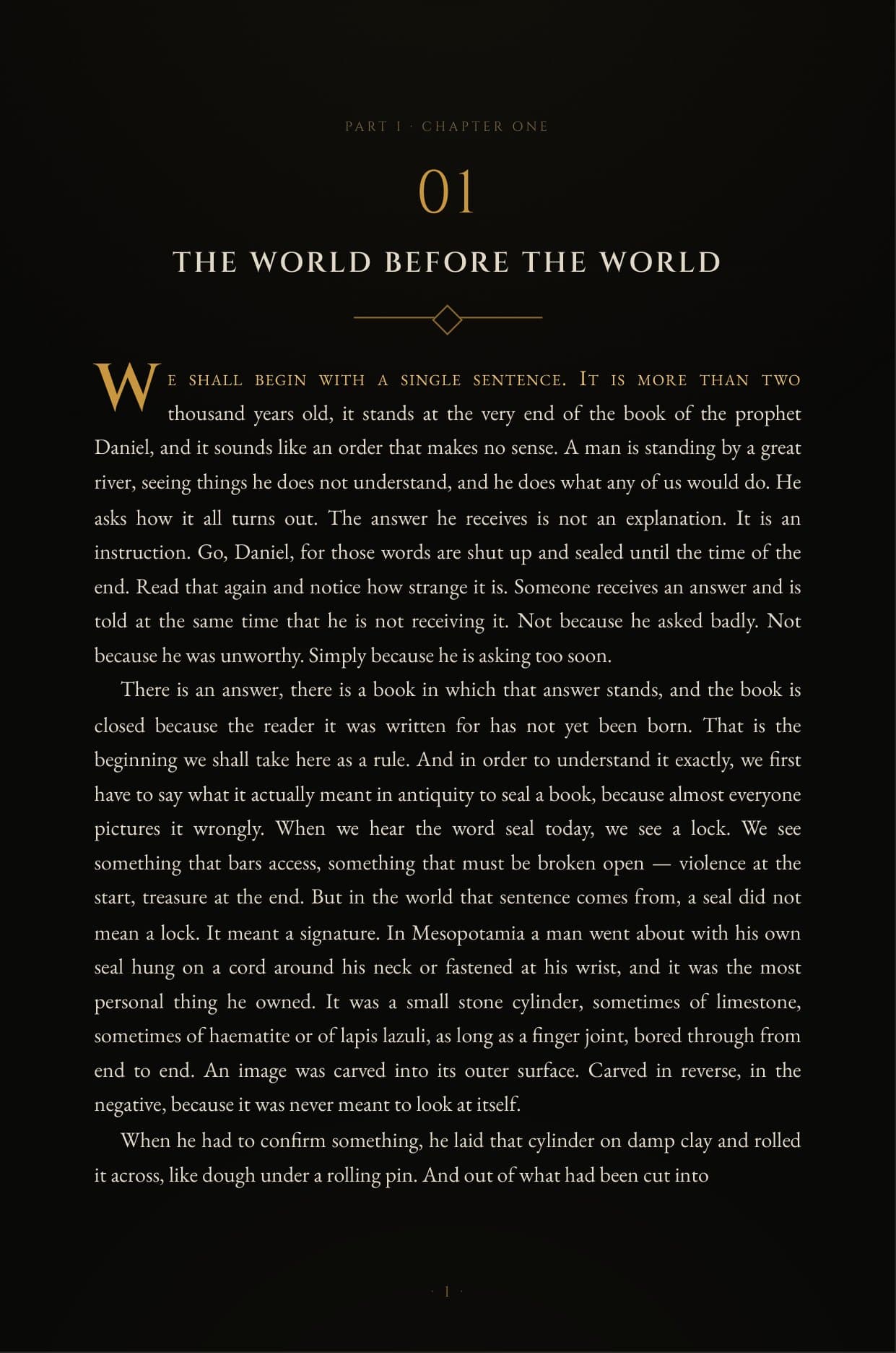 Sample PDF page — a chapter opening